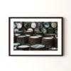 barrels-at-the-ben-black-frame Barrels at the Ben - Ben Nevis Distillery Giclée Print