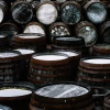 dsc02899-2 Barrels at the Ben - Ben Nevis Distillery Giclée Print